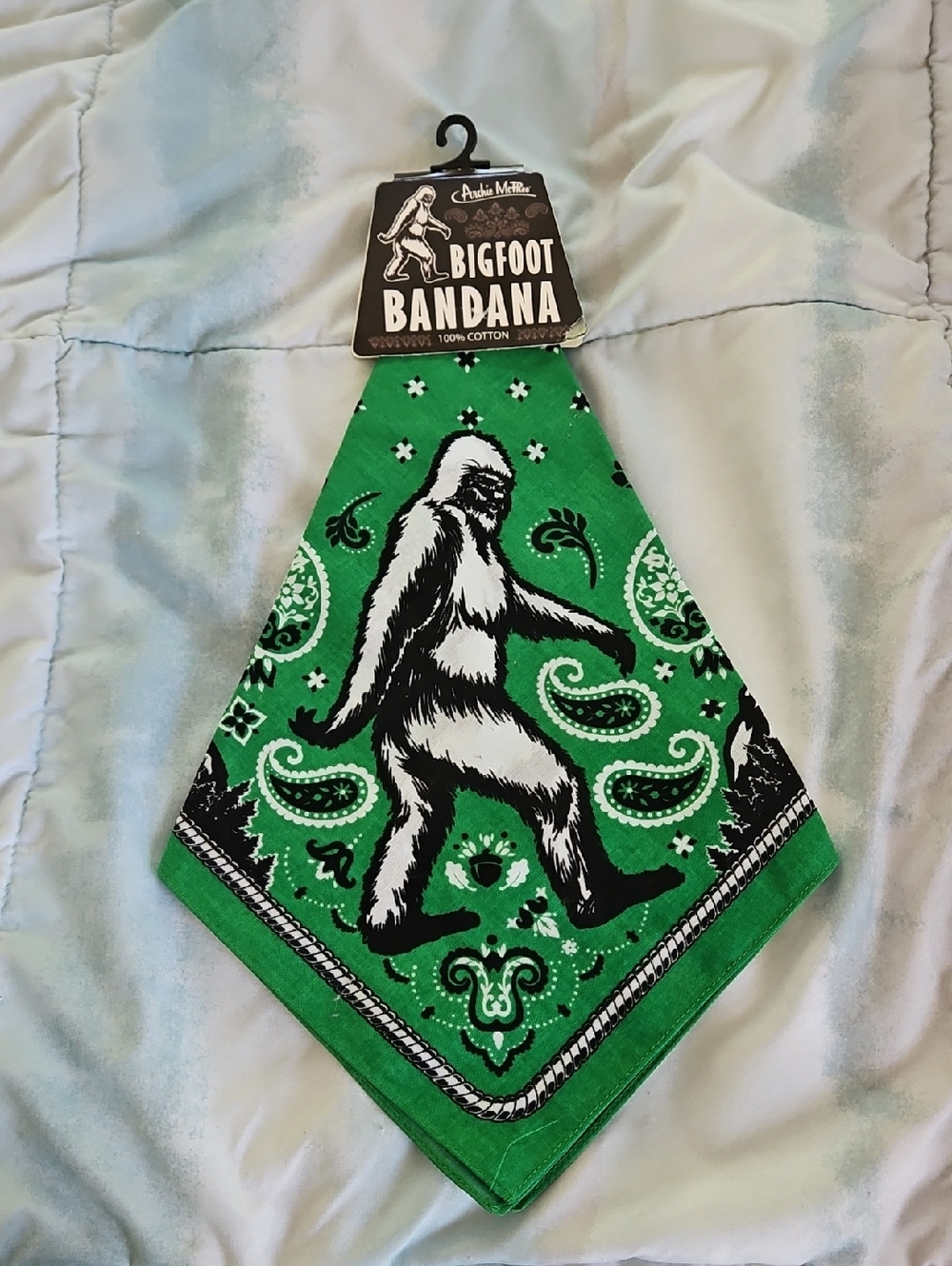 NWT Archie McPhee Big Foot Bandana